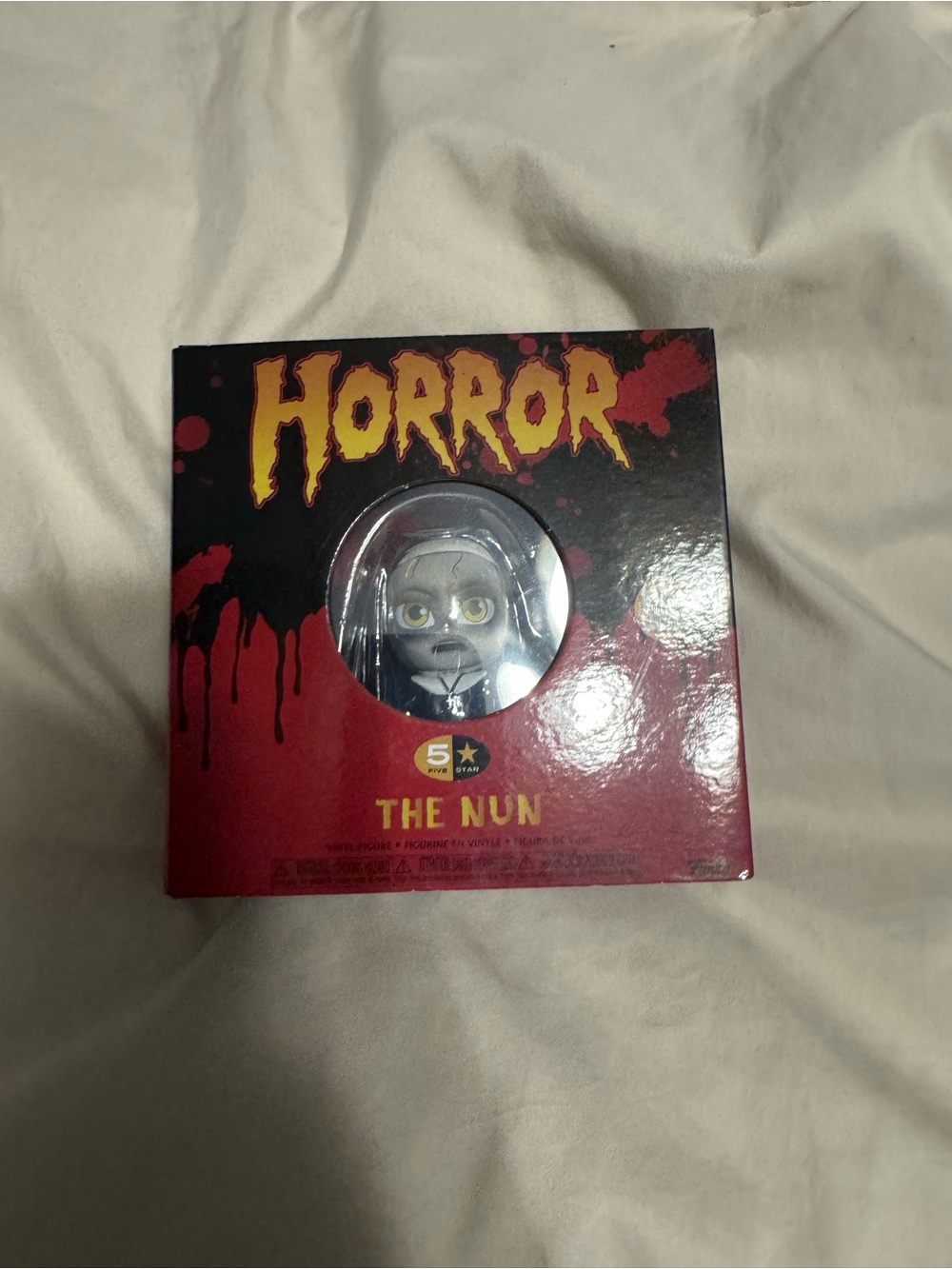 Horror The Nun Decorative Wall Art - Black and Red
